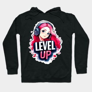 Level Up Gamer Girl Hoodie